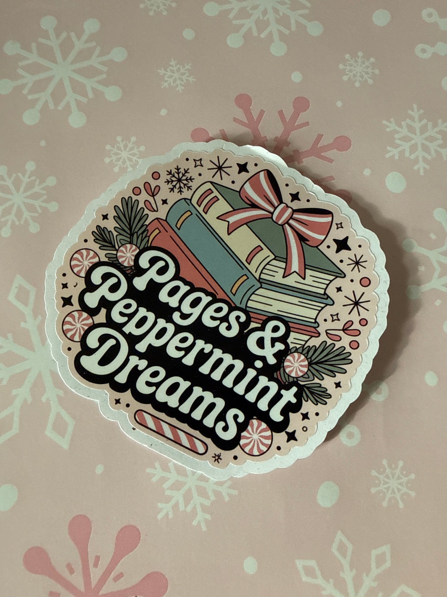 Peppermint dreams sticker