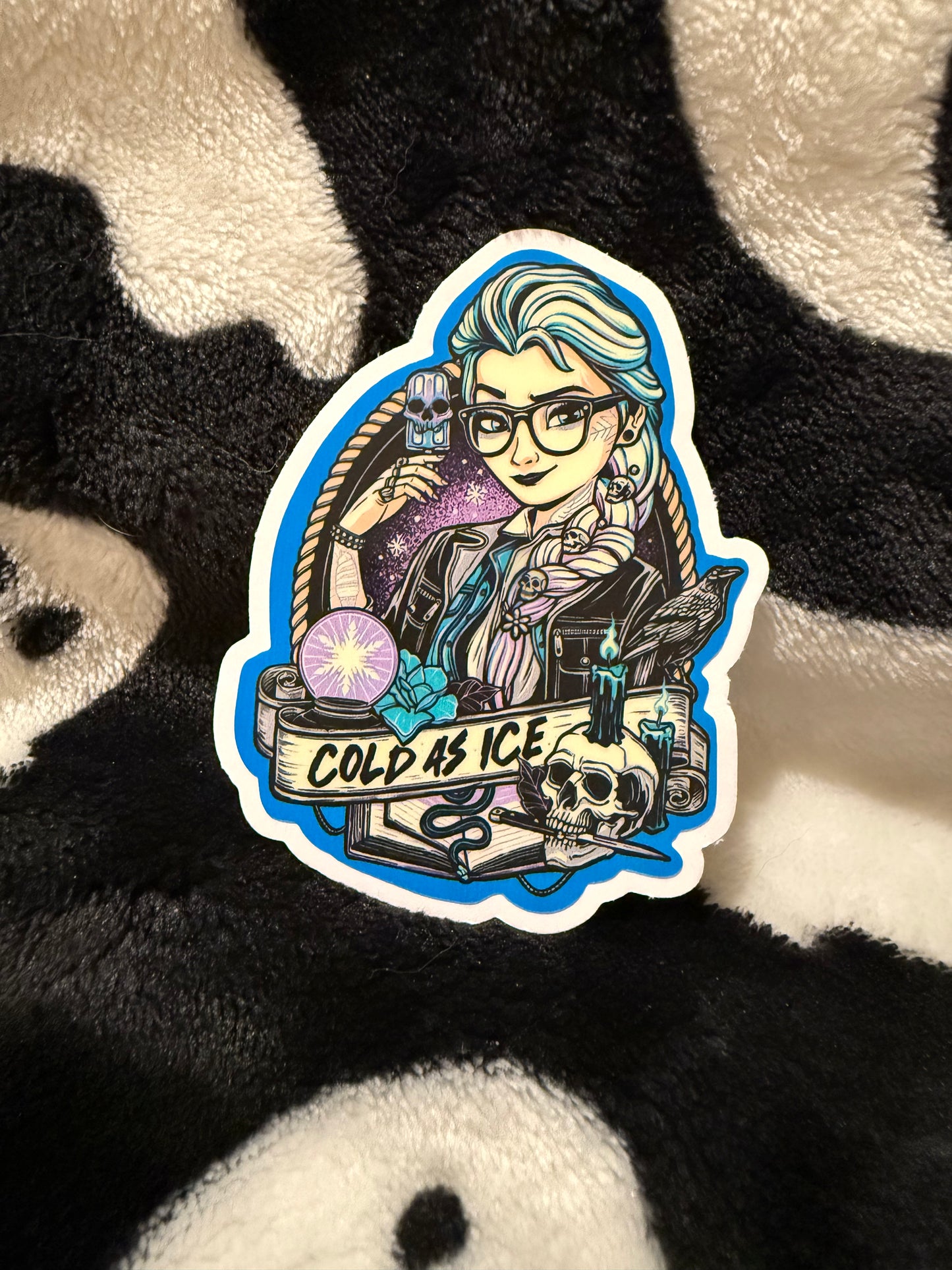 Goth/Punk Elsa sticker