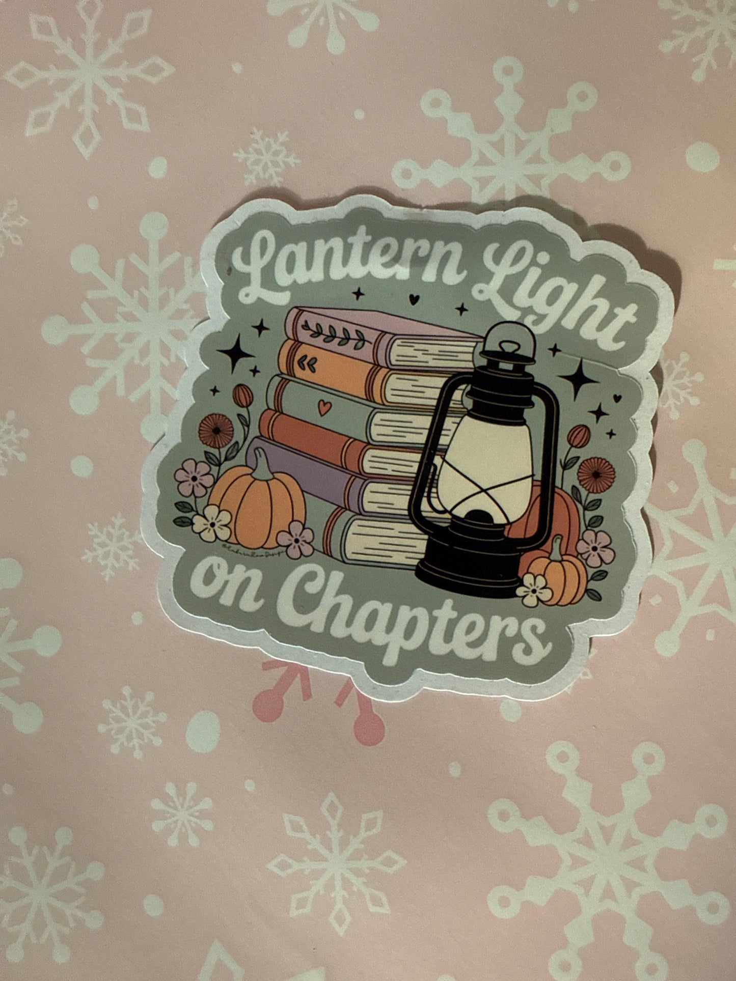 Lantern lights sticker