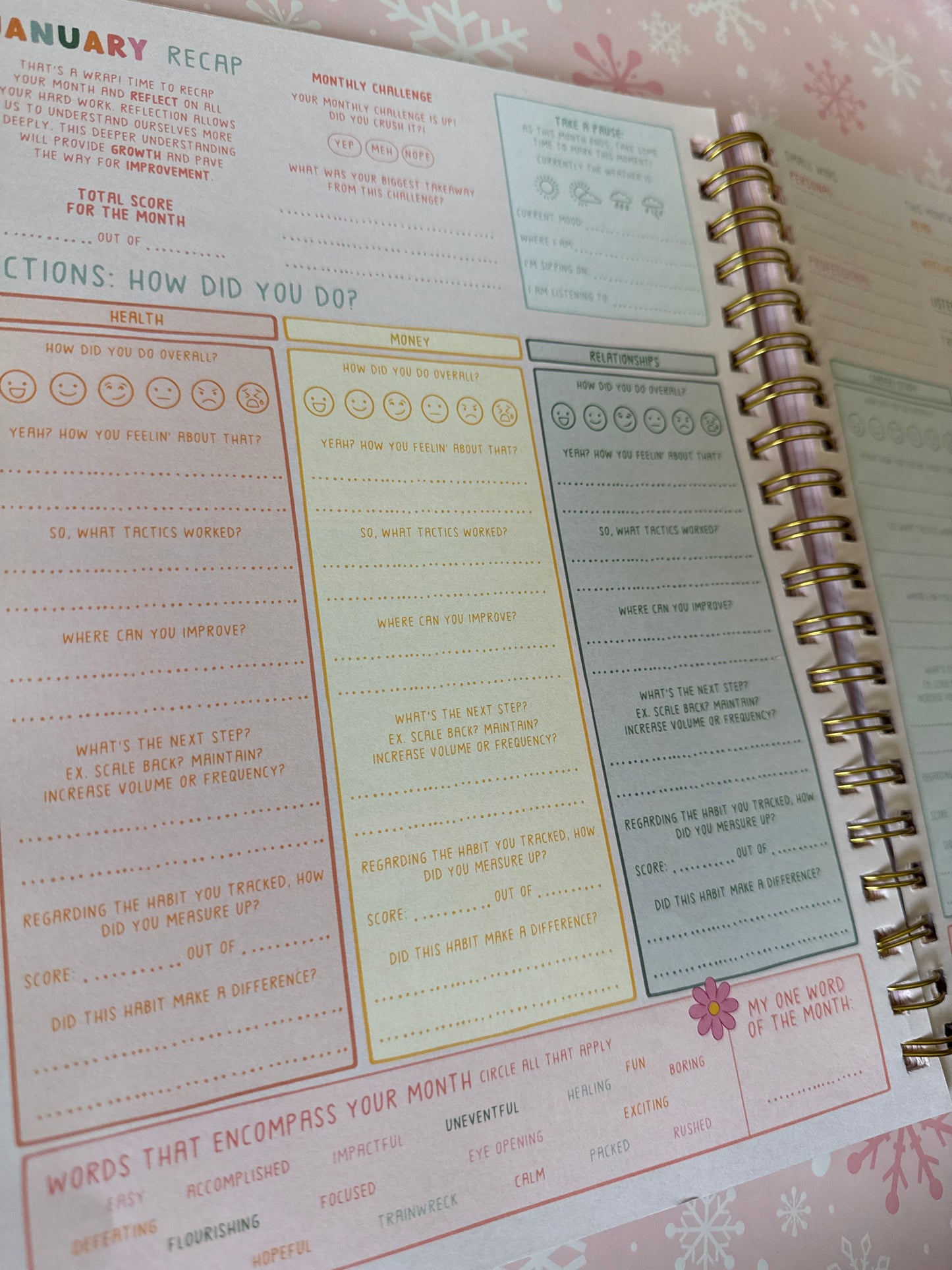 Good Days goal getter planner Dated