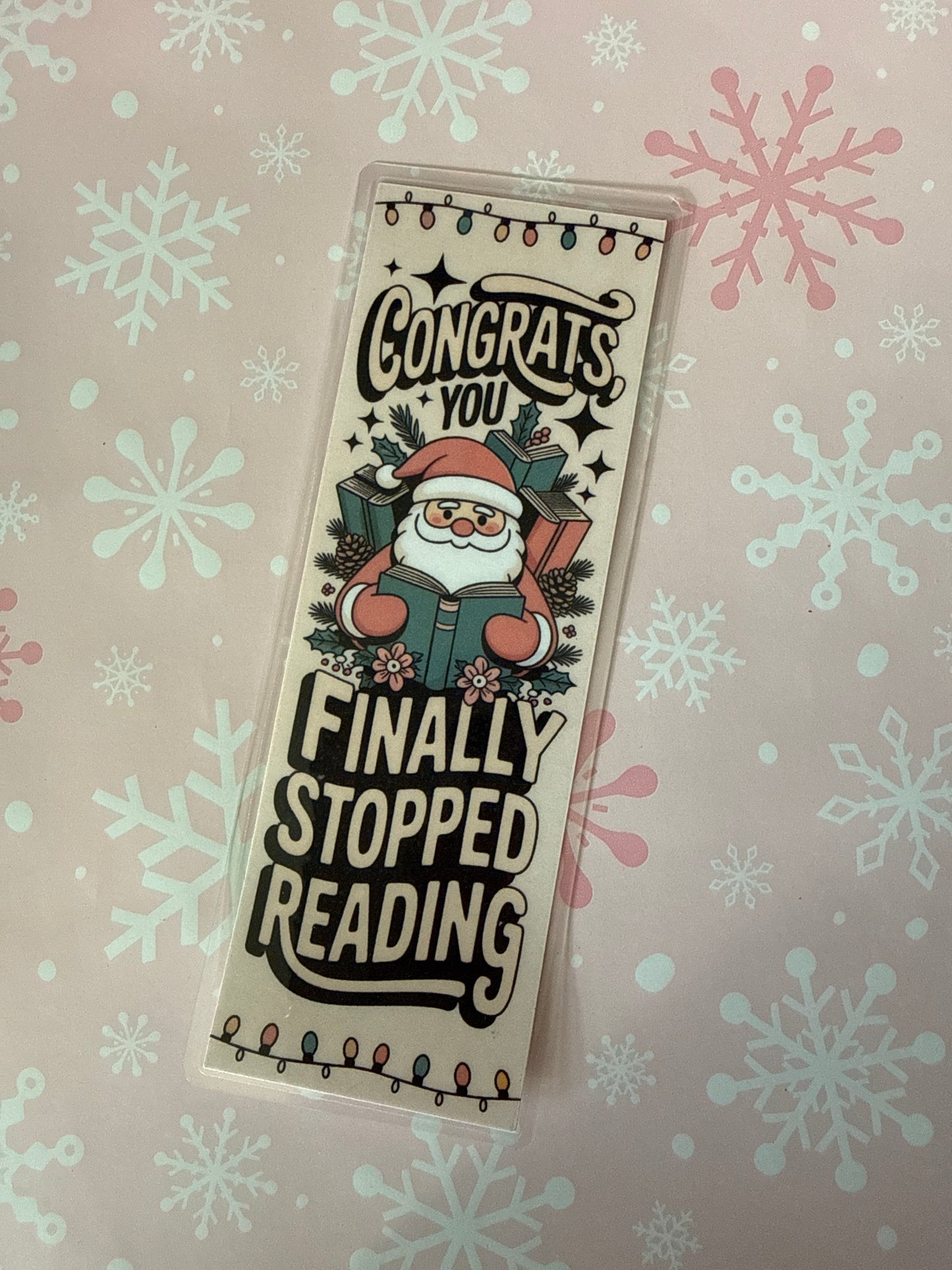 Finally stopped reading bookmark