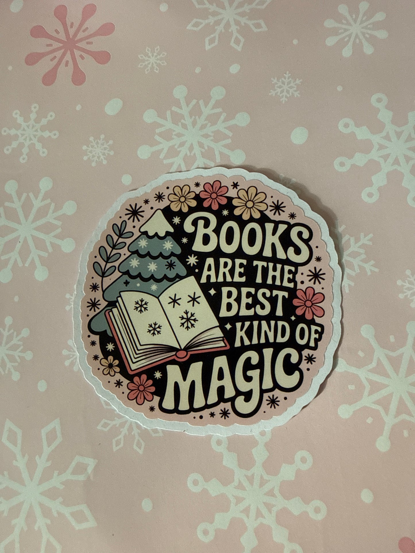Books are best magic sticker