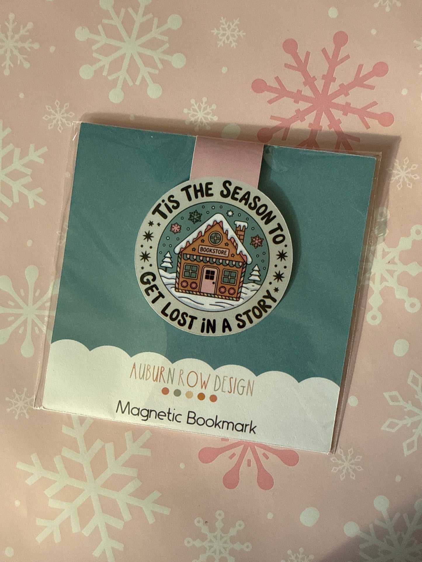 Tis the season magnetic bookmarks