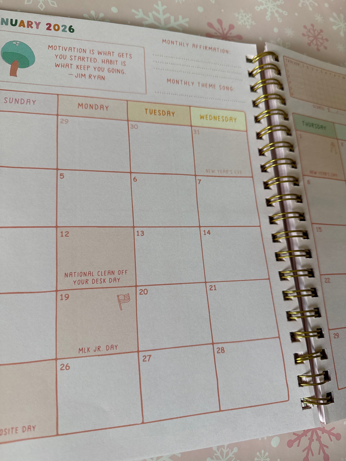 Good Days goal getter planner Dated
