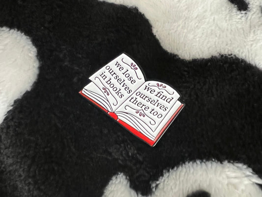 Find ourselves enamel pin