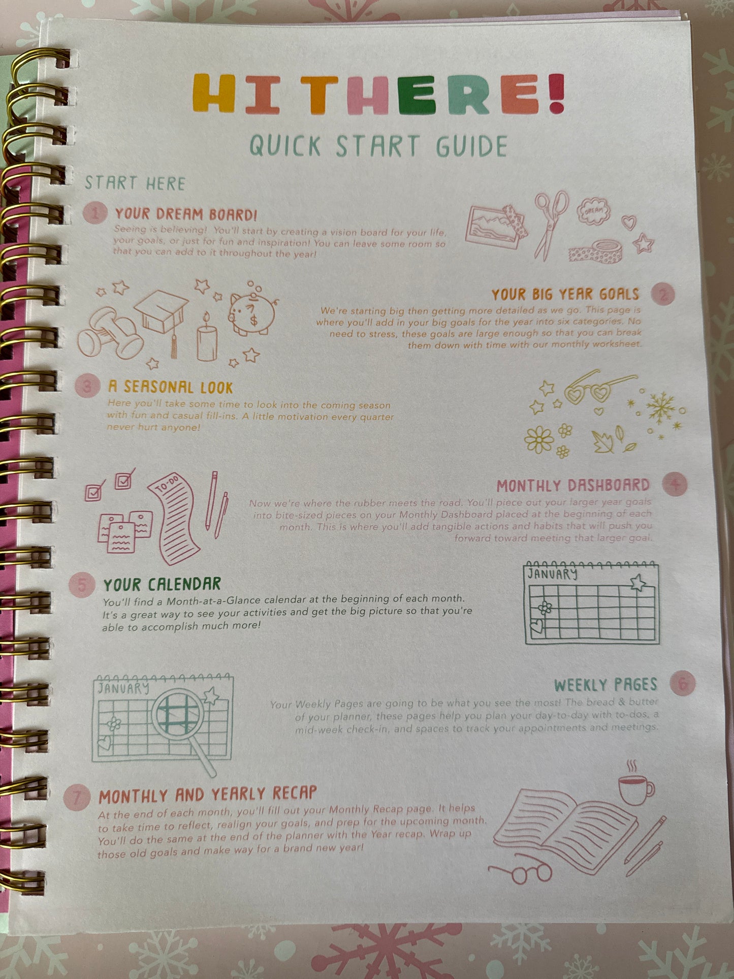 Good Days goal getter planner Dated