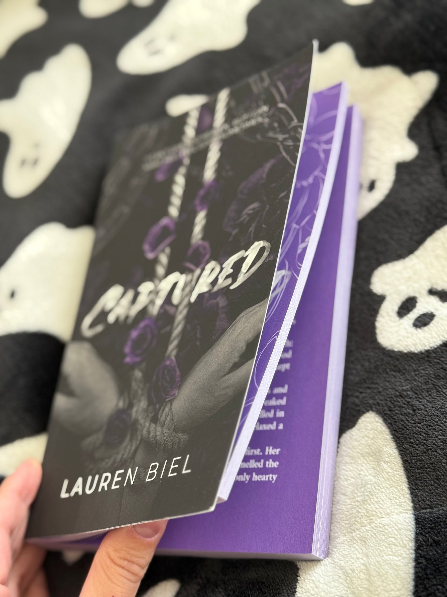 Captured **Purple Pages & Signed** Lauren Biel