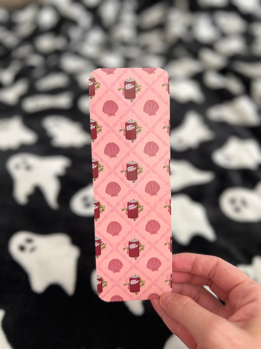Dr.Pepper seashells bookmark