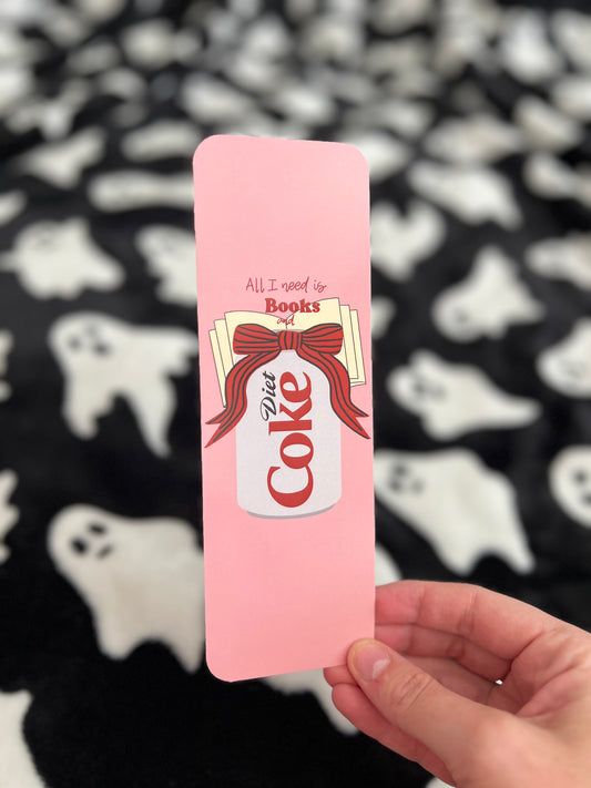 Diet Coke book bookmark