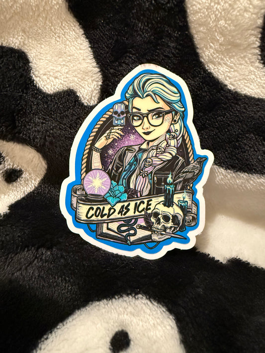 Goth/Punk Elsa sticker
