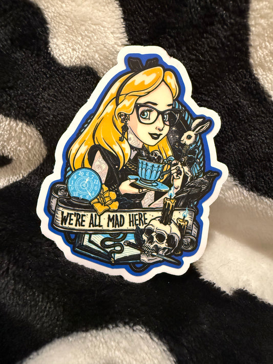 Goth/Punk Alice sticker