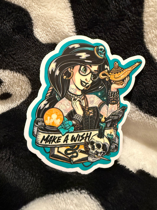 Goth/Punk Jasmine sticker