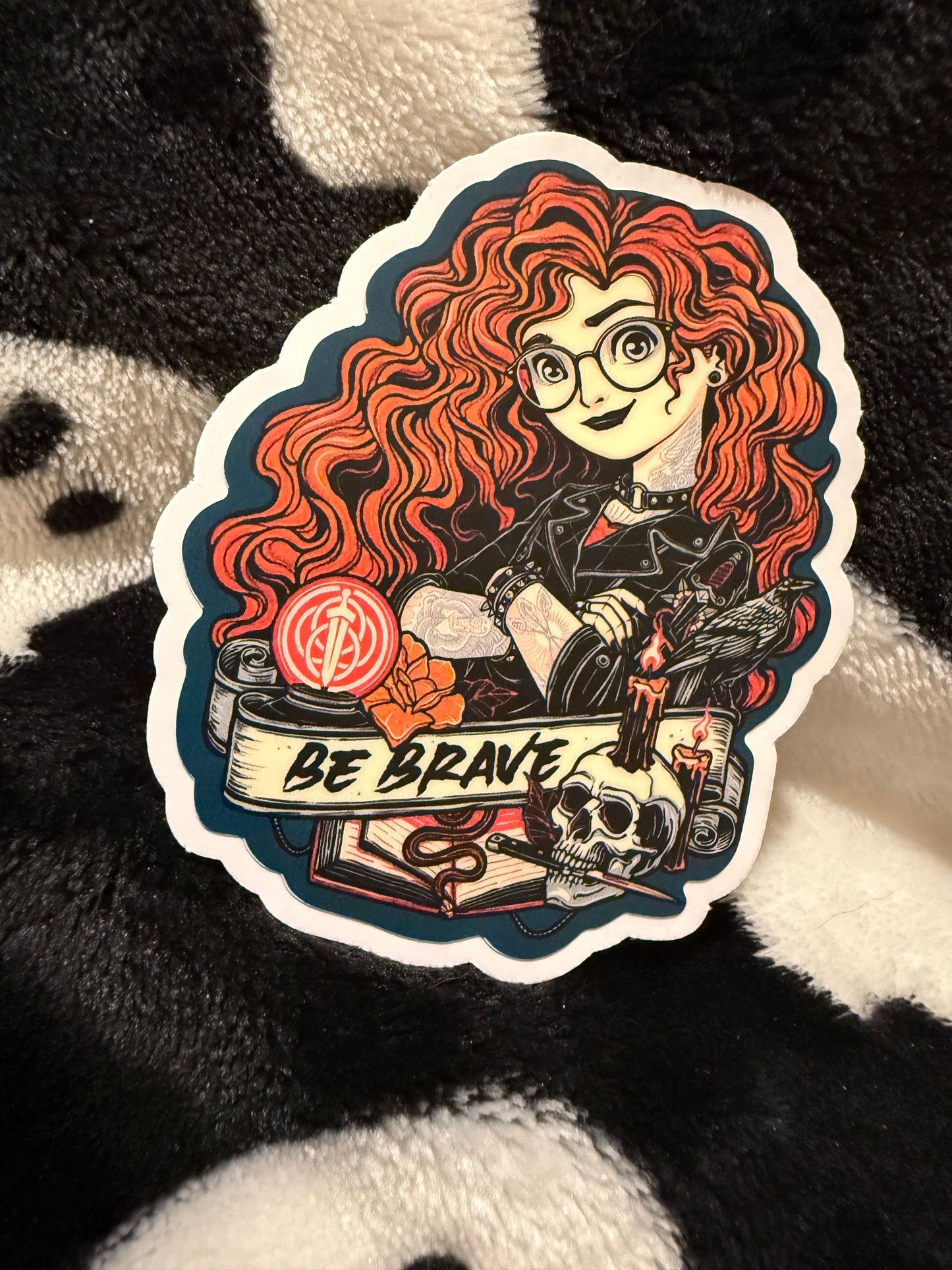 Goth/Punk Merida sticker