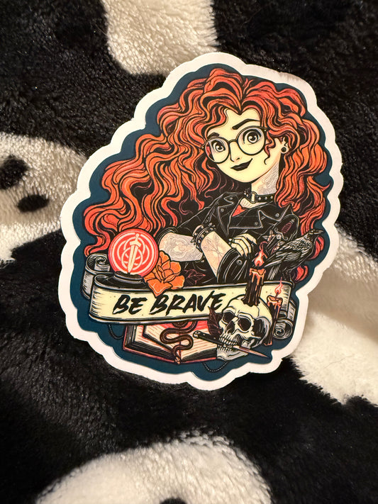 Goth/Punk Merida sticker