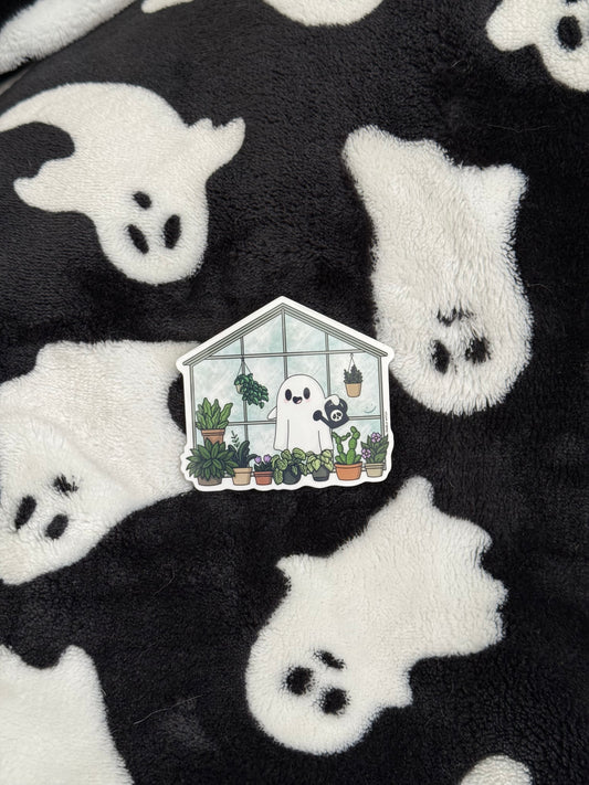 Greenery ghost sticker
