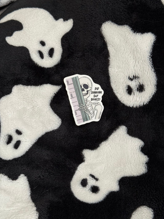 Skele books sticker
